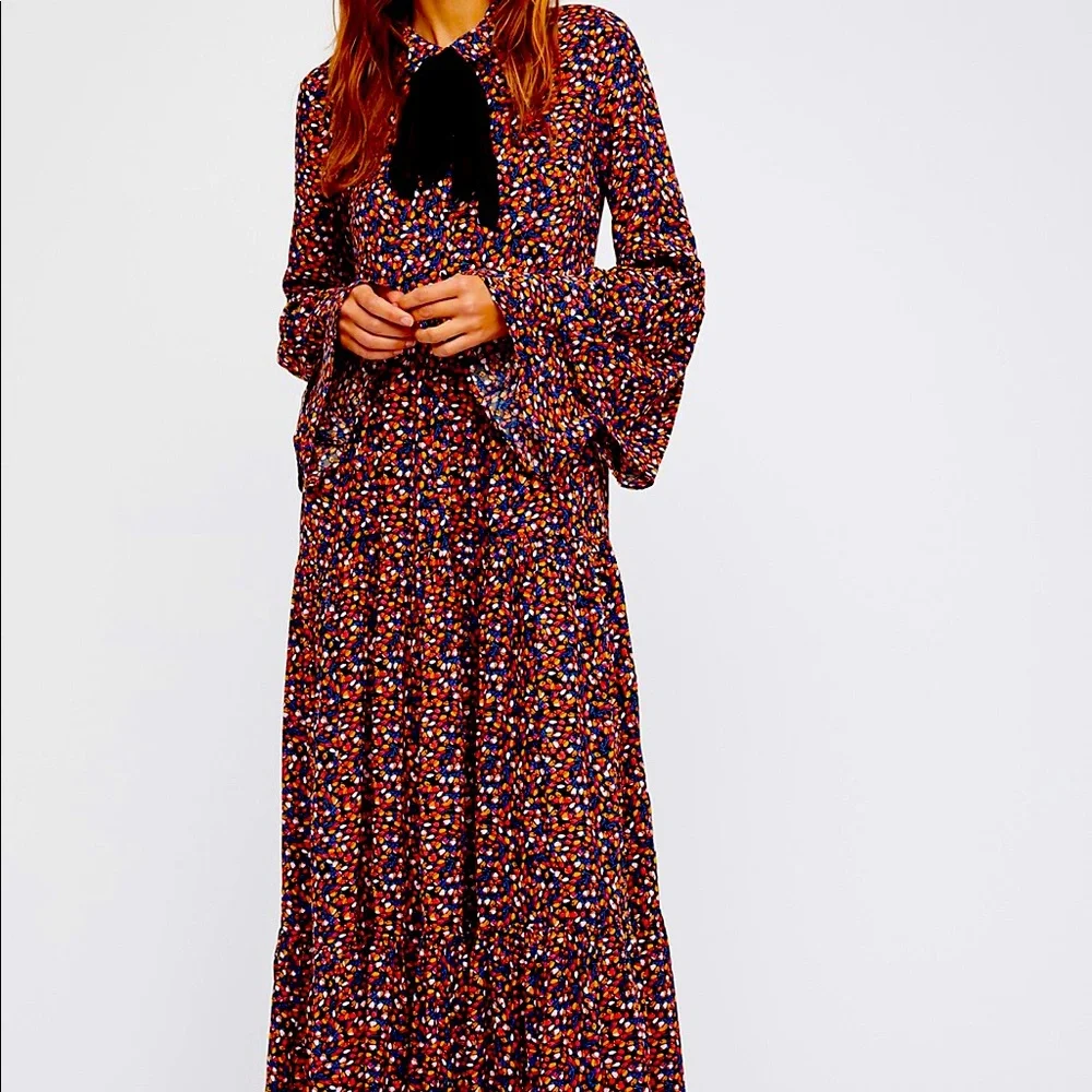 Free People Multicolor Floral Maxi Dress - Picture 1 of 2